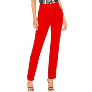 Tibi NWOT Women's Red Pant Size 0